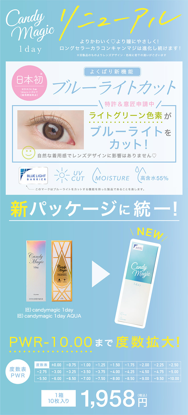 キャンディーマジックワンデー BLB アリアナヘーゼル 10枚入 CandyMagic 1day BLB